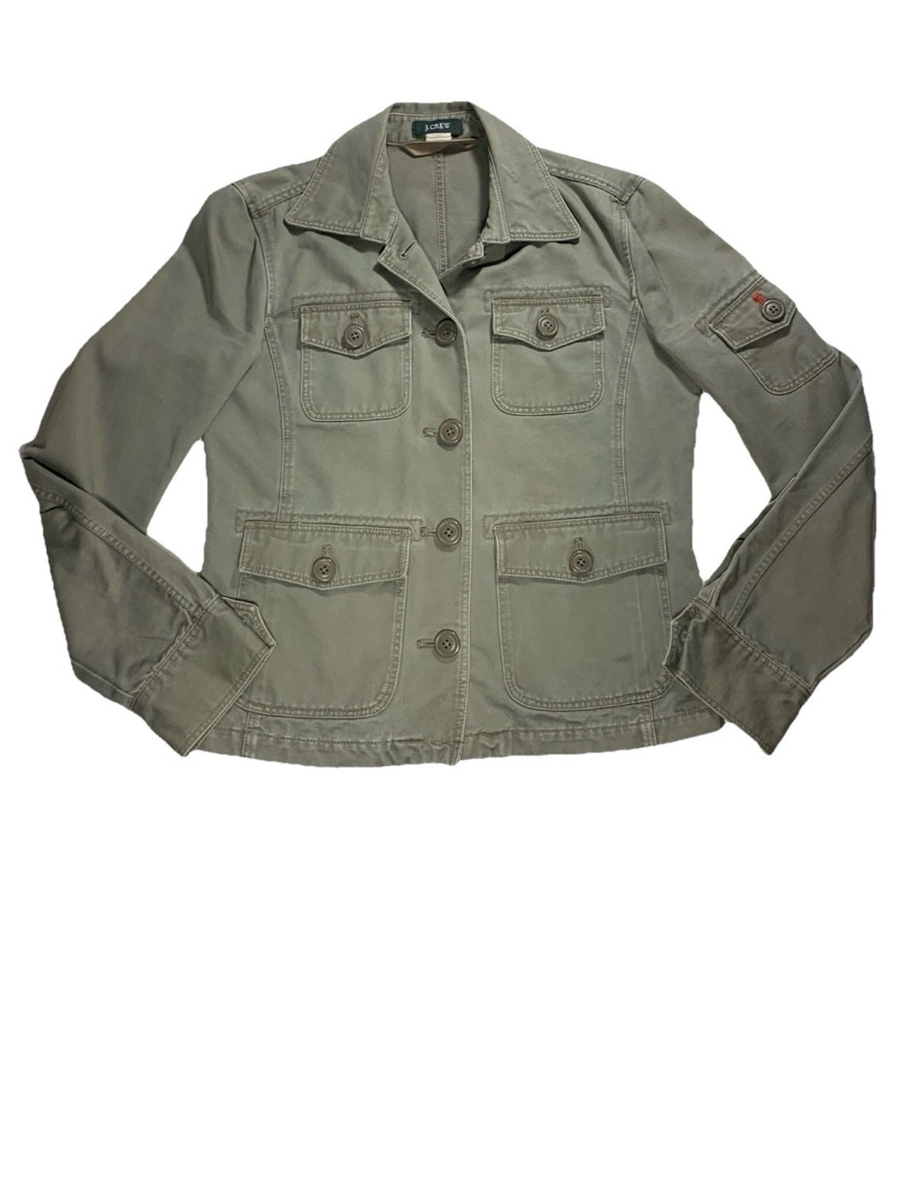 J. Crew Olive Green Cropped Jacket szXS